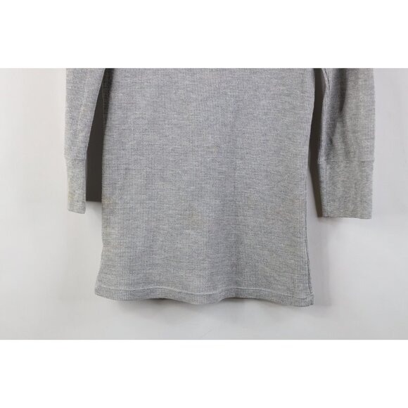 Vtg Y2K Aeropostale Womens L Babydoll Thermal Knit 3/4 Sleeve T-Shirt Metallic - Picture 14 of 14